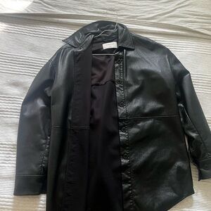 Babaton Pelli Black Leather Jacket